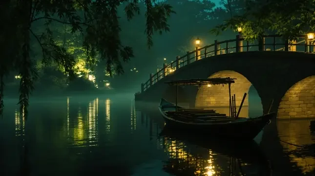 夜泊枫桥 - 桃子视频竹影清风影像