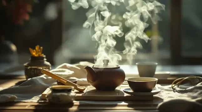 茶烟一缕 - 桃子视频竹影清风影像