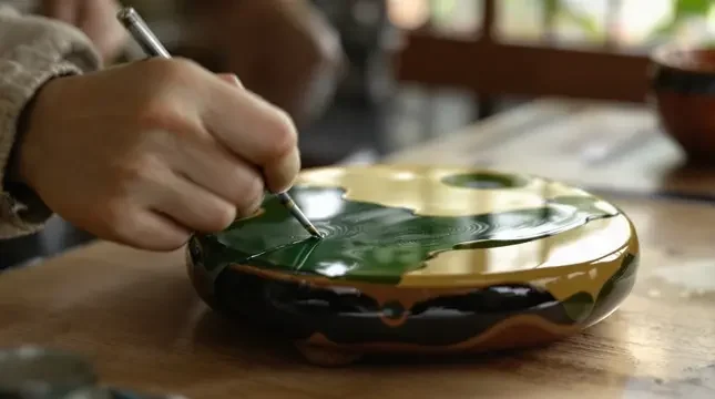 漆艺流光 - 桃子视频竹影清风影像